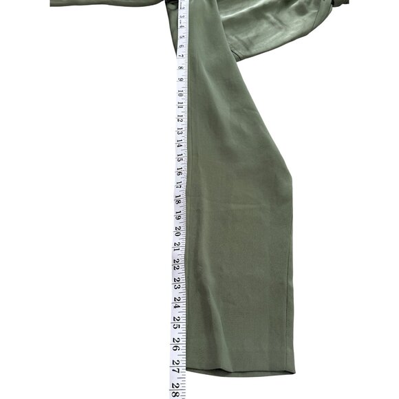 Ramy Brook Hudson Jumpsuit Sleeveless Satin Sage Green Womens Size XS $465 NEW - Picture 6 of 9